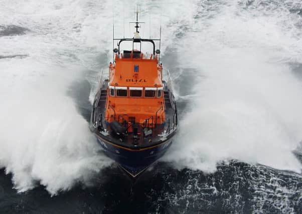 The RNLI attended the scene this morning off Shetland. Picture: RNLI