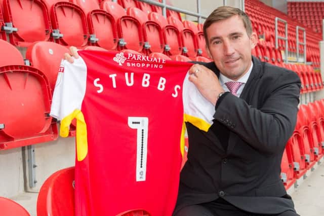 New Rotherham manager Alan Stubbs said it would be disrespectful to cherry-pick Hibs' prize assets. 

Picture Dean Atkins
