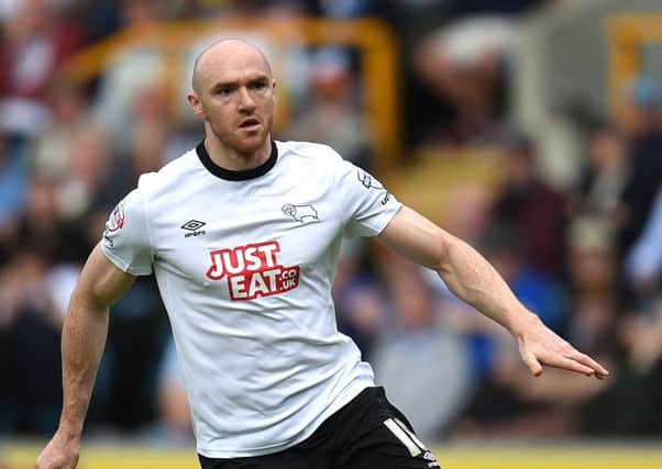 Hearts target Conor Sammon is available on a free transfer. Picture: Getty