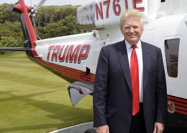Trump will visit his golf club in Aberdeen after opening Trump Turnberry. Picture: John Devlin