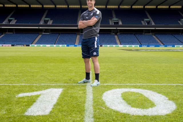 Adam Hastings confirms his preference for the No.10 position as he prepares for the worlds. Picture: Gary Hutchison/SNS