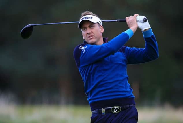 Ian Poulter is expected to miss the next four months of the season due to a foot injury which places his participation in the 2016 Ryder Cup in jeopardy. Picture: Nigel French/PA Wire.