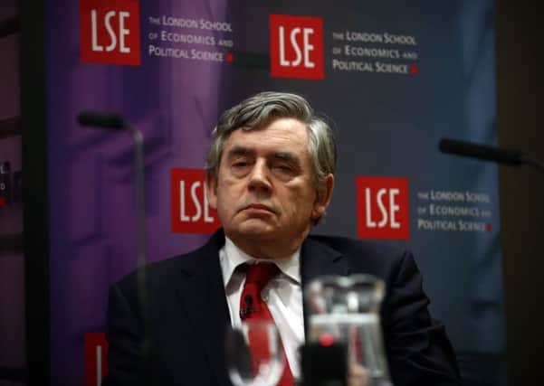 Former prime minister Gordon Brown. Picture: Carl Court/Getty Images