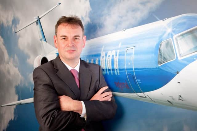 Peter Simpson doesnt quite rule out the possibility of BMI Regional operating services out of Edinburgh or Glasgow at some point in the future