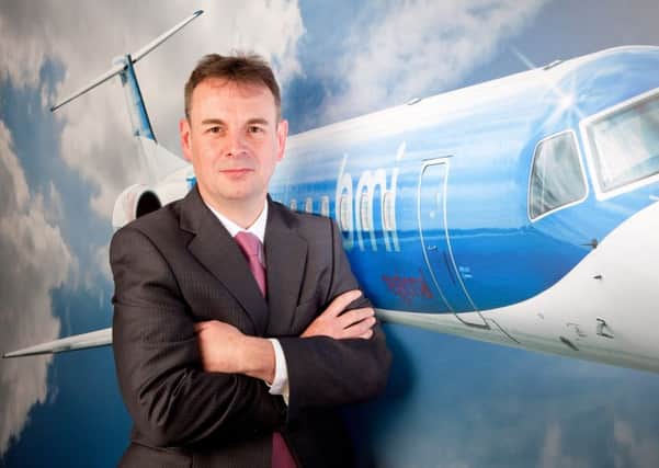 Peter Simpson doesnt quite rule out the possibility of BMI Regional operating services out of Edinburgh or Glasgow at some point in the future