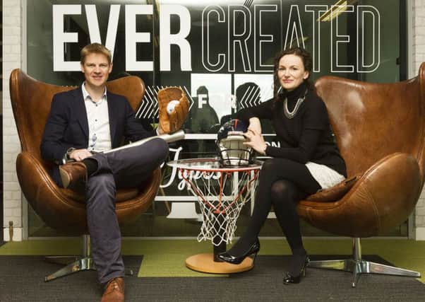 Lesley and Nigel Eccles set up fantasy sports gaming company FanDuel in Scotland. Photograph: Malcolm McCurrach