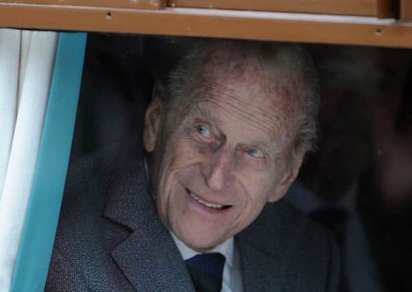 The Duke of Edinburgh in Edinburgh. Picture:
Neil Hanna