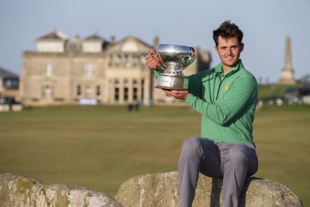 Conor ORourke:  Wire to wire victory at St Andrews. Picture: Kenny Smith