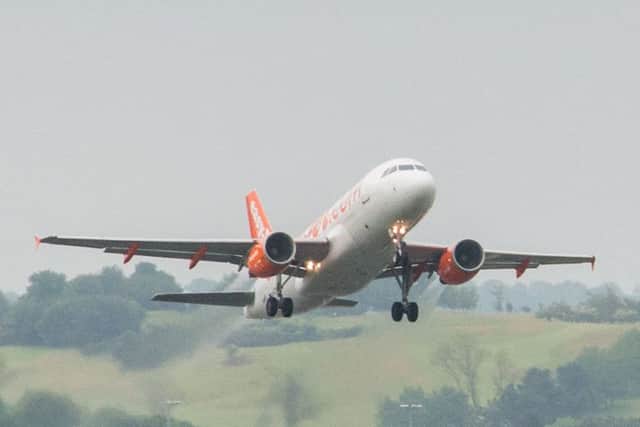 EasyJet's passenger numbers soared last month. Picture: Ian Georgeson