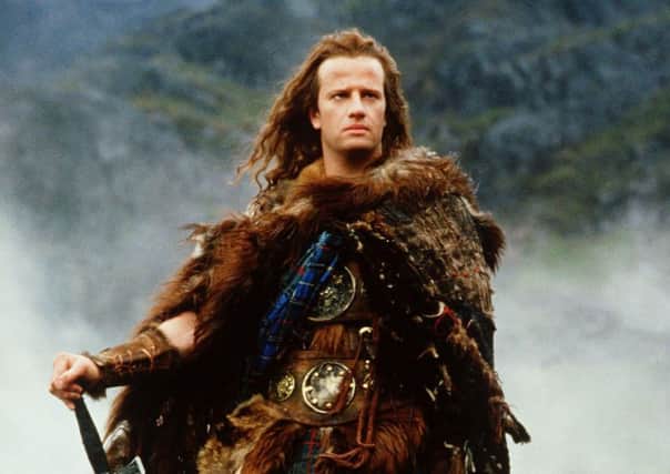 Christopher Lambert stars in Highlander. Picture: The Kobal Collection