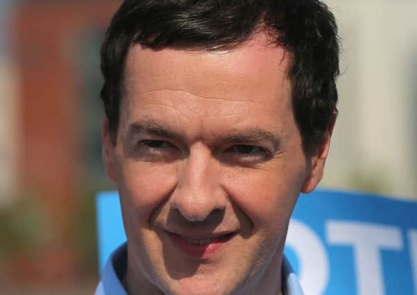 George Osborne said Brexit would mean border checks. Picture; PA