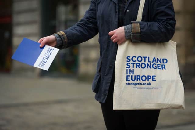The Stronger In campaign issued the warning this week. Picture: Steven Scott Taylor