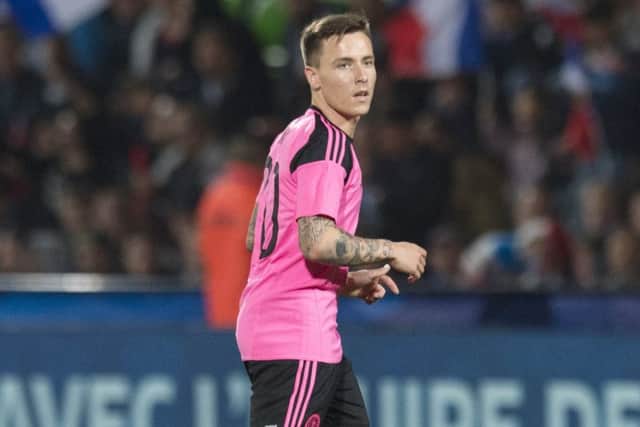 Barrie McKay made his Scotland debut as a substitute against France in Metz. Picture: Craig Williamson/SNS