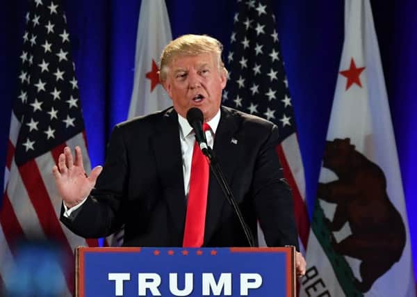 Donald Trump has been 'challenged' to visit an Edinburgh mosque during his trip to Scotland. Picture: AFP/Getty Images