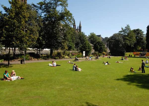 New plans revealed for Aberdeen's Union Terrace Gardens. Picture: SWNS/Masons/Hemedia