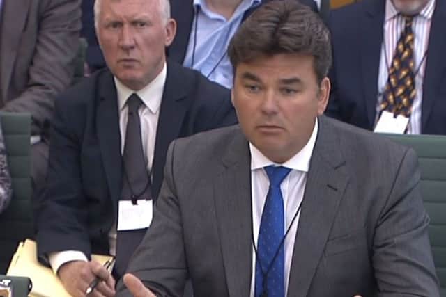 Dominic Chappell appears before MPs on the Commons business and pensions committees. Picture: PA