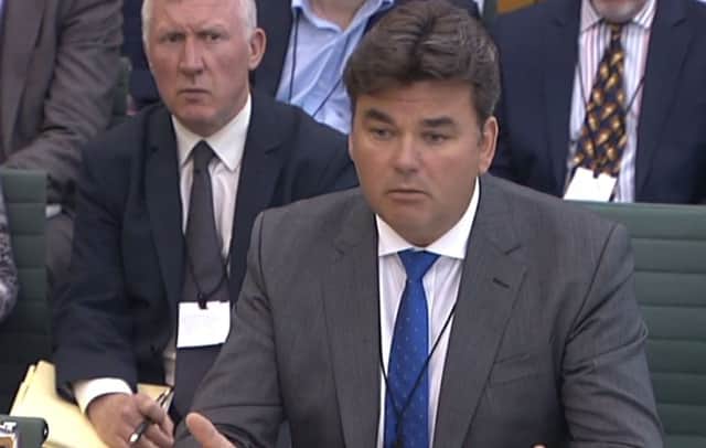 Dominic Chappell appears before MPs on the Commons business and pensions committees. Picture: PA