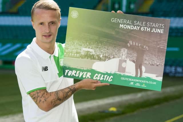 Celtic's Leigh Griffiths will be heading to Slovenia and Austria for pre-season. Picture: SNS