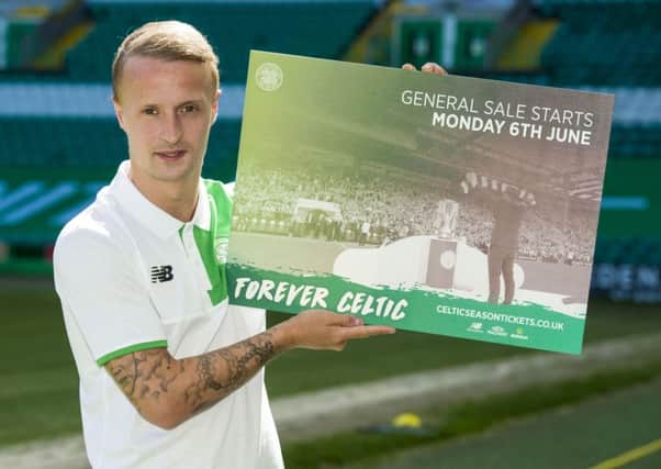 Celtic's Leigh Griffiths will be heading to Slovenia and Austria for pre-season. Picture: SNS