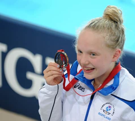 Shetland swimmer Erraid Davies has Perthes disease which affects one of her hip bones and joints. Picture: SNS