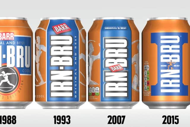 Irn Bru has recently unveiled its new design.