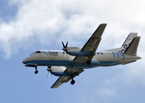 An engine fire caused by an oil supply failure forced a FlyBe plane to make emergency landing.