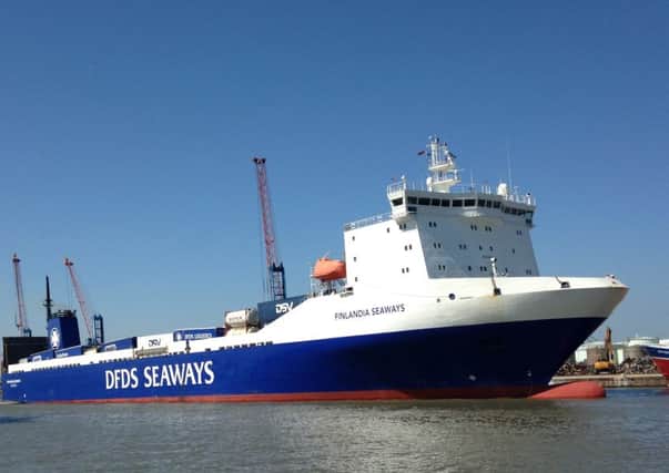 The four males travelled from Zeebrugge to Rosyth on the Finlandia Seaways ferry. File picture: Contributed