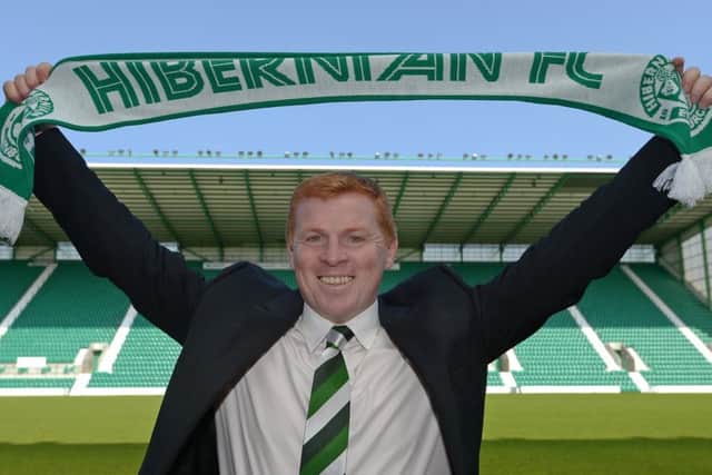 Neil Lennon is unveiled as Hibs' new head coach. Picture:
Neil Hanna