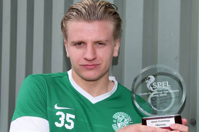 New Hibs boss Neil Lennon wants Jason Cummings to stay at the club. Picture: Gordon Fraser