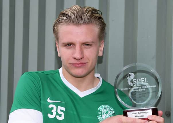New Hibs boss Neil Lennon wants Jason Cummings to stay at the club. Picture: Gordon Fraser