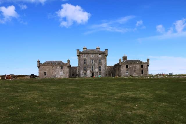 Breachacha Castle on the isle of Coll is a spectacularly situated property overlooking a beach. The current owners live on the top two floors which have six bedrooms, bathrooms and ensuites. The rest of the house is a longer term conservation project. Offers over Â£450,000. Contact Bell Ingram on 01631 566 122.