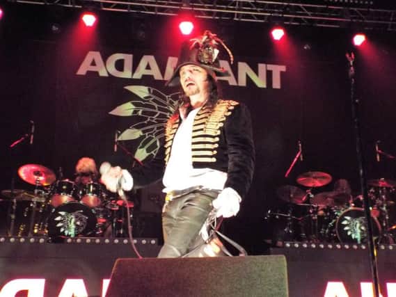 Still the glam hussar at 61, Adam Ant was in fine form. Picture: contributed