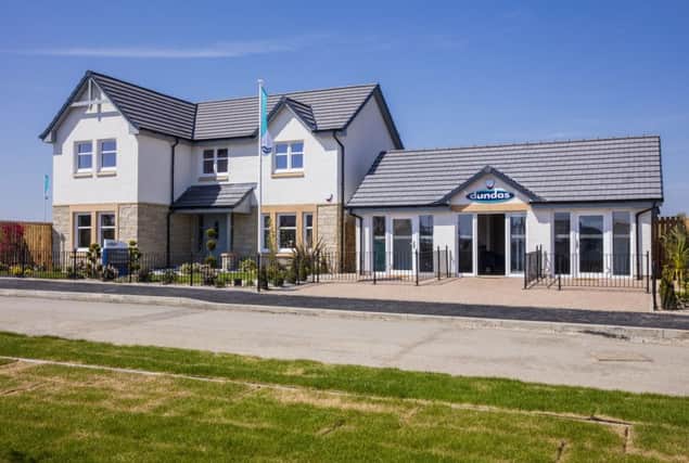 The showhome and marketing suite at Annfields