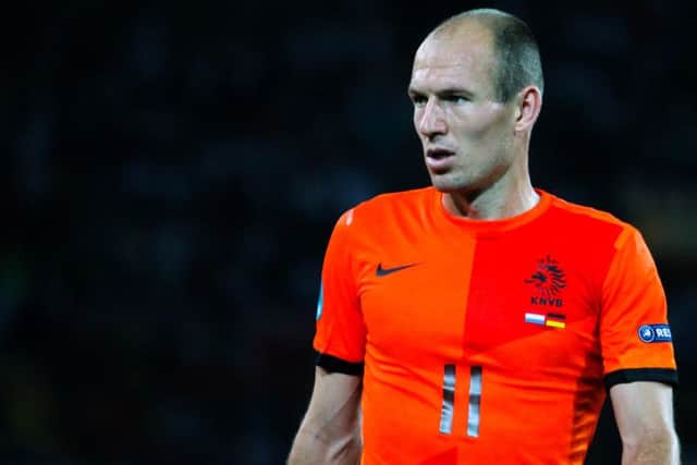 Arjen Robben (Netherlands) - Arguably the best European player not to feature in this years tournament. Picture: Shutterstock