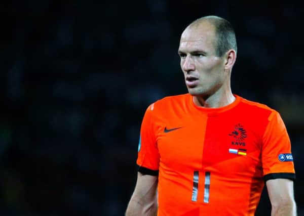 Arjen Robben (Netherlands) - Arguably the best European player not to feature in this years tournament. Picture: Shutterstock