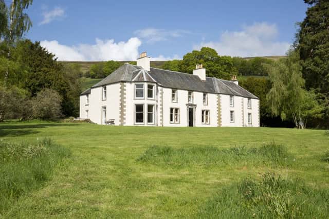 Mossfennan House in the Borders is an impressive seven-bedroom period home with six acres of gardens, woodland and paddocks. Although no work is required on the house, there are substantial outbuildings which offer huge potential for conversion. Offers over Â£725,000. Contact Savills on 0131 247 3700.