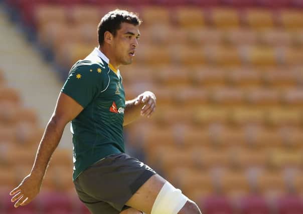 Rory Arnold will make his Wallabies debut against England.  Picture: Cameron Spencer/Getty Images