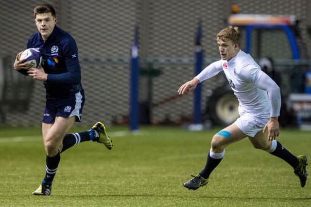 Blair Kinghorn helped Scotland beat England at under-20 level in February. Picture: Paul Devlin/SNS/SRU