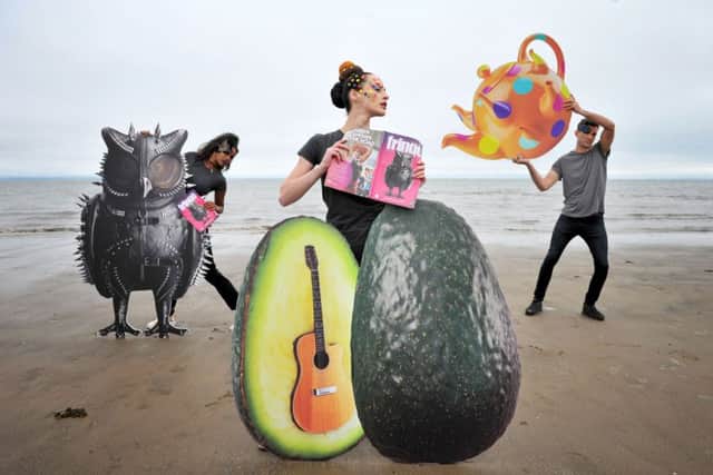 The official 2016 Edinburgh Festival Fringe programme is launched on Edinburgh's Portobello beach, Scotland. Whitespace counts the Fringe among its clients. Picture: PA