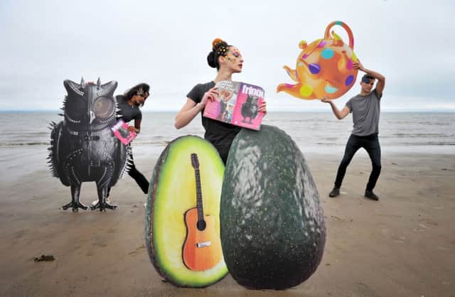 The official 2016 Edinburgh Festival Fringe programme is launched on Edinburgh's Portobello beach, Scotland. Whitespace counts the Fringe among its clients. Picture: PA