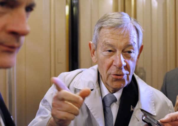 George Voinovich, former senator was considered a moderate who opposed Bushs tax cuts. Picture: AP