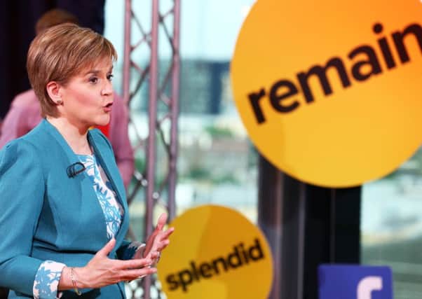 Nicola Sturgeon and the rest of the Remain camp have ten days to convince voters to stay in Europe. Picture: BuzzFeed News