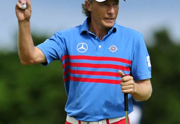 Bernhard Langer won the Senior Players Championship by a shot