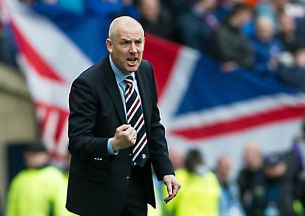 Mark Warburton remains committed to Rangers, the club has said, despite reports that talks over a new deal have broken down. Picture: John Devlin