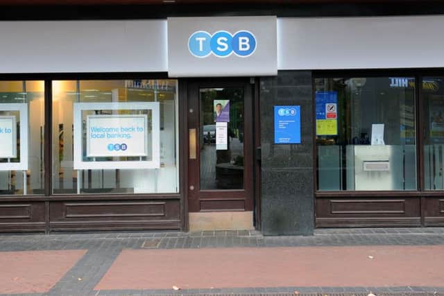 TSB is to close 25 branches, including eight in Scotland. Picture: Gary Hutchison