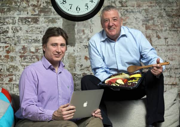 Spoonfed co-founders Murray McNicol, left, and Willie Biggart. Picture: Dominic Cocozza