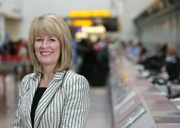 Glasgow Airport boss Amanda McMillan hailed the 'landmark' passenger numbers. Picture: Contributed