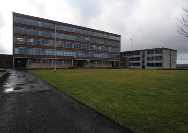 Auchinleck Academy , Ayrshire, was allegedly targeted in bomb hoax call. Picture  Robert Perry