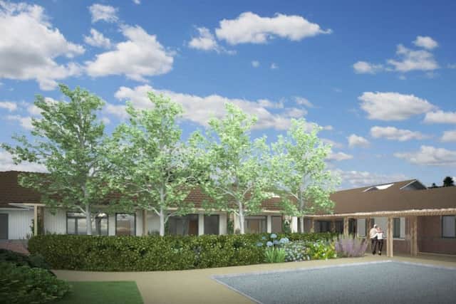 The refurbished hospice will allow patients easier access to the gardens. Picture: Contributed