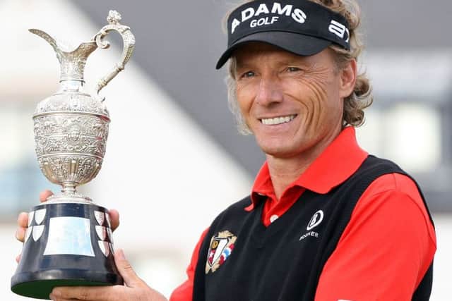 Berhard Langer has the form to repeat the Senior Open triumph he enjoyed at Carnoustie in 2010. Picture: Ian MacNicol/Getty